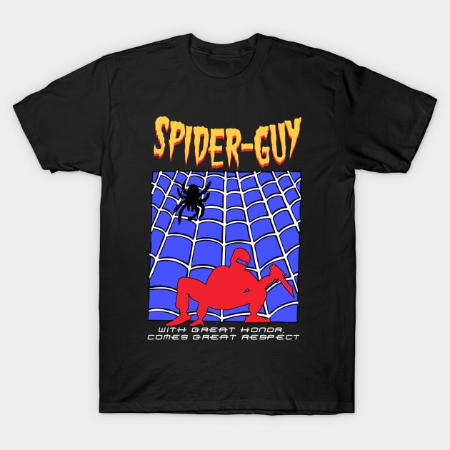 Spider Guy Meme Knock Off Comic Super Hero Parody Off Brand MCU Dumb Mug Shirt Sticker Pin Tapestry T-Shirt by blueversion